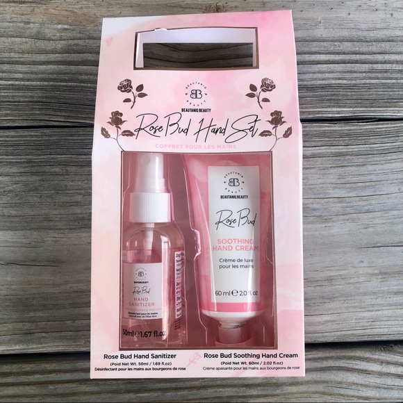 BEAUTANIQ BEAUTY Rose Bud Hand Set - Hand Sanitizer & Hand Lotion Travel Set - Picture 1 of 8